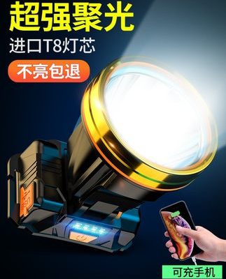 Đèn pha led ánh sáng mạnh, có dây đội đầu siêu tiện lợi.