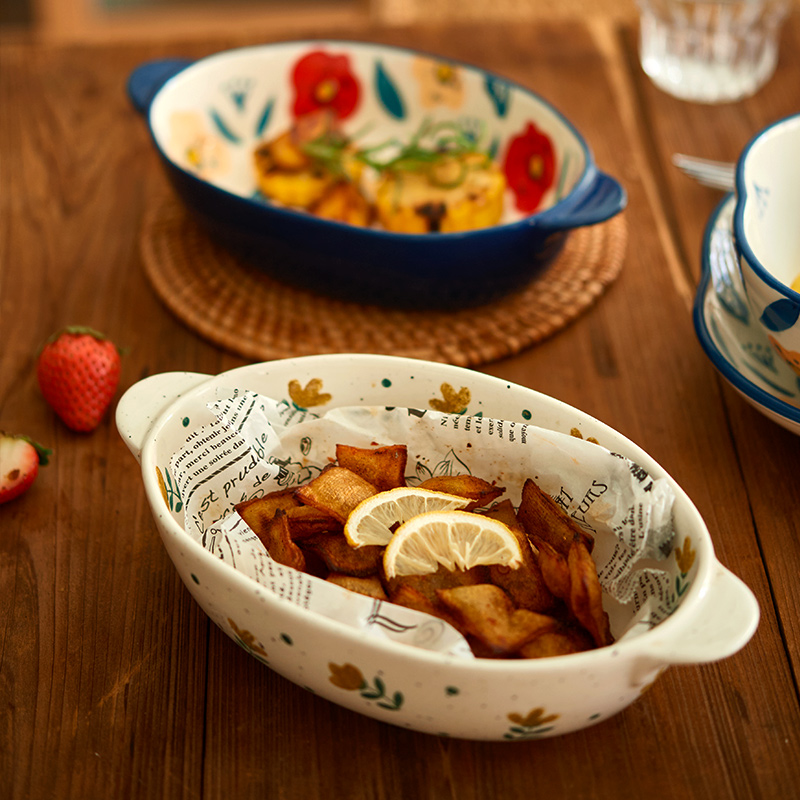 đĩa hình chảo họa tiết bông hoa (4)