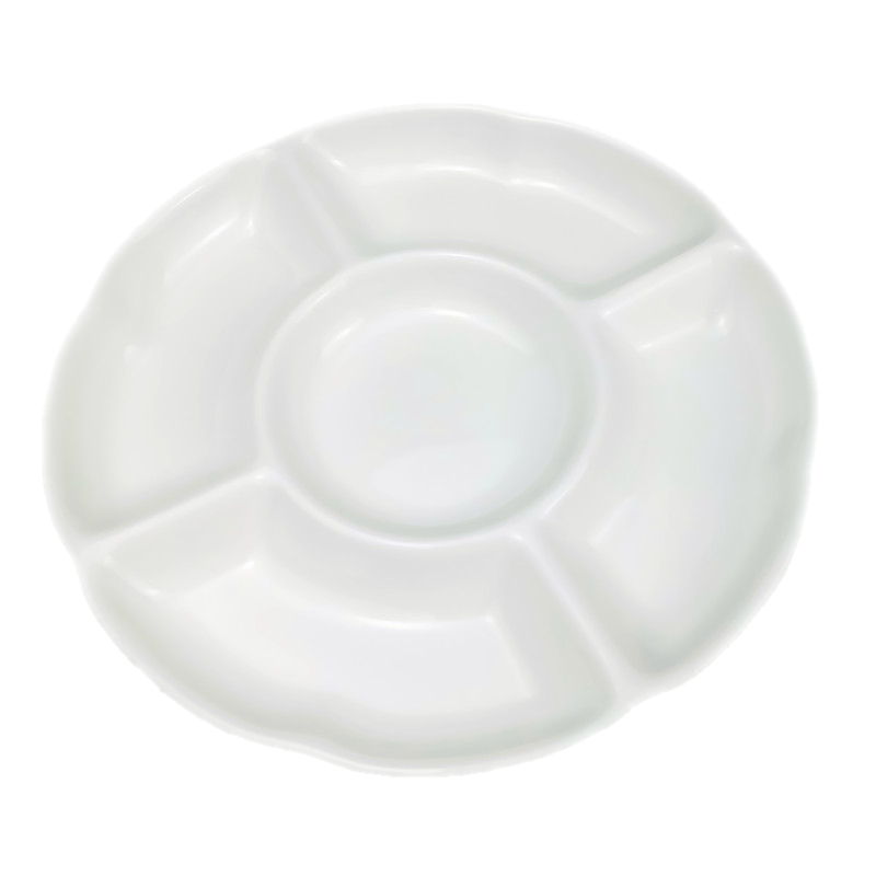 đĩa nhiều ngăn đựng thức ăn (2)