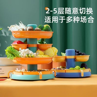 Giá xoay để đồ nhiều tầng nhiều ngăn, tiện dụng , gọn gàng.