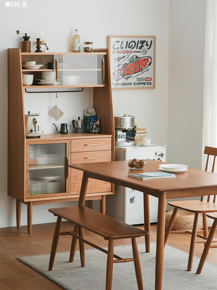 kệ gỗ để dụng cụ nhà bếp , phong cách xưa (1)