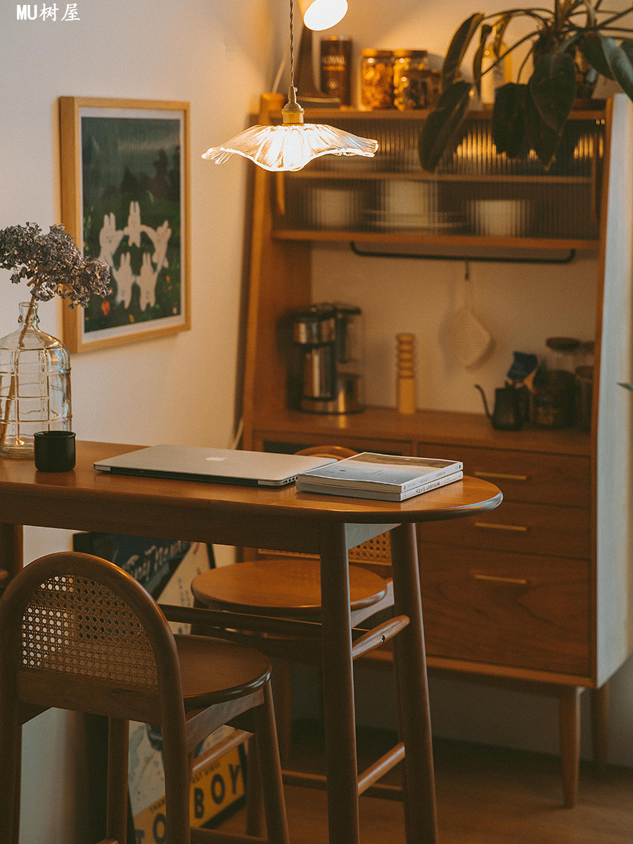 kệ gỗ để dụng cụ nhà bếp , phong cách xưa (5)