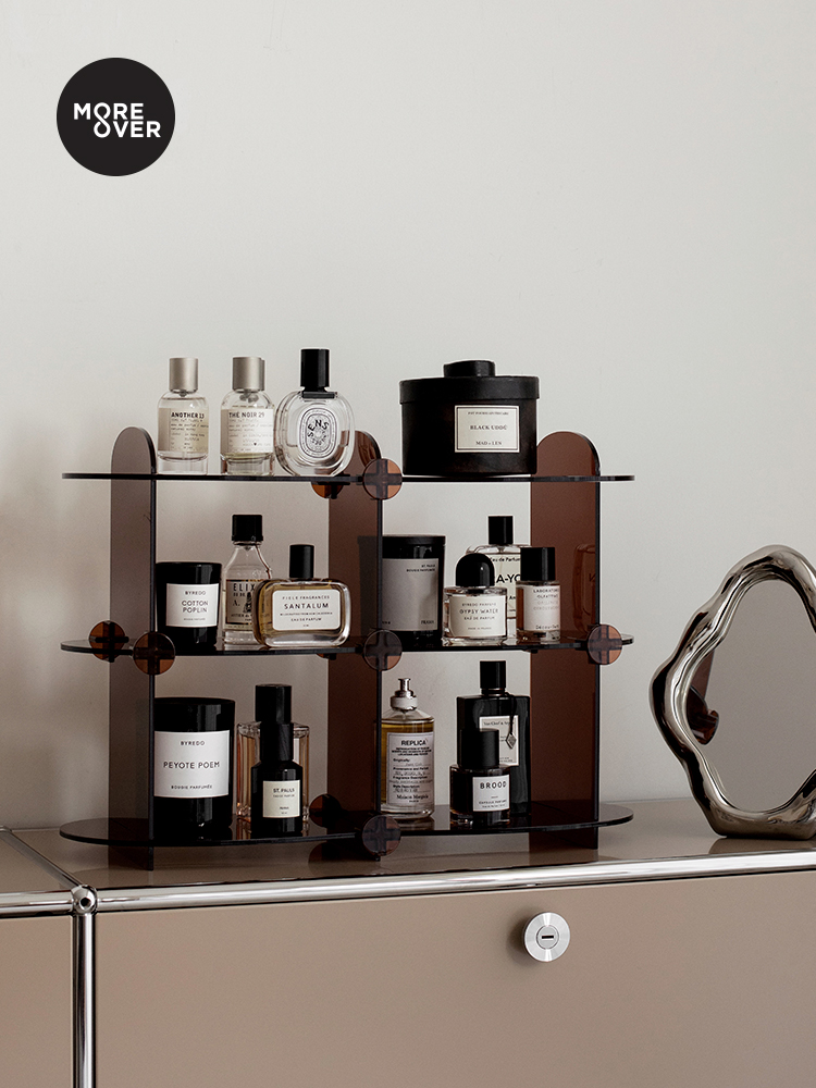 kệ nhựa để bày biện nước hoa, vật dụng (1)