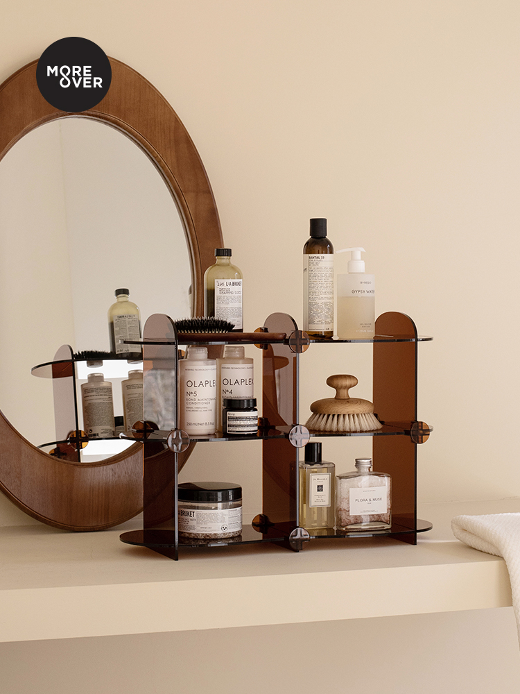 kệ nhựa để bày biện nước hoa, vật dụng (2)