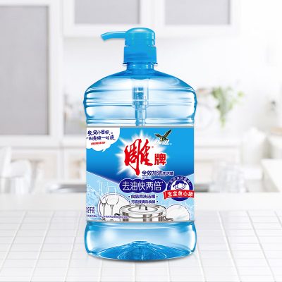 Nước rửa chén, tẩy rửa sạch dầu mỡ.