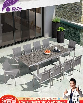 Bàn ghế nhôm, sân vườn nhập khẩu.