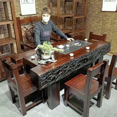 Bàn trà gỗ tàu cũ nhập khẩu.