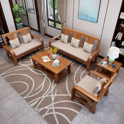 Bàn ghế gỗ phòng khách nhập khẩu.