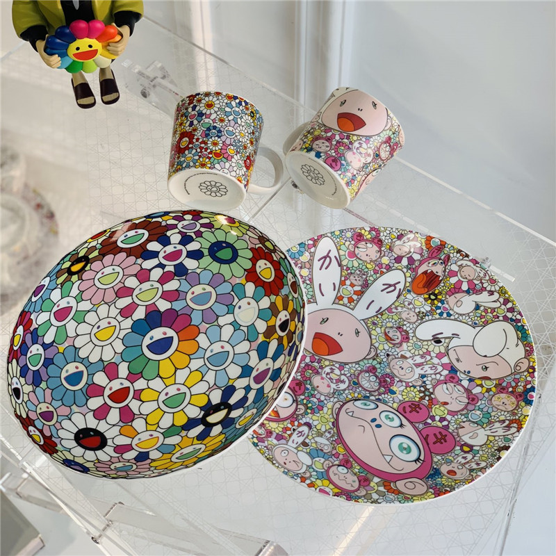 bộ bát đĩa gốm sứ họa tiết hoạt hình (1)