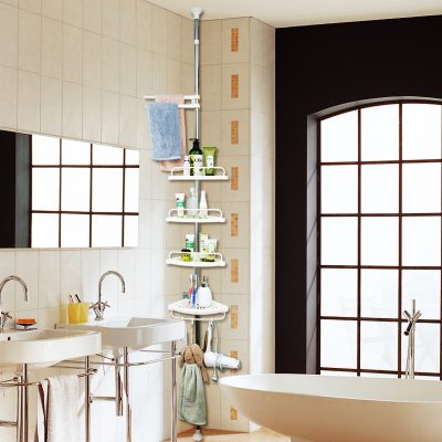 Cây giá để vật dụng nhà tắm, wc siêu tiện dụng, tiết kiệm diện tích.