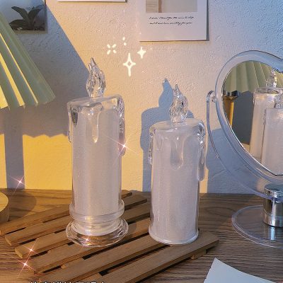 Đèn ngủ hình cây nến lấp lánh, độc-lạ-đẹp.