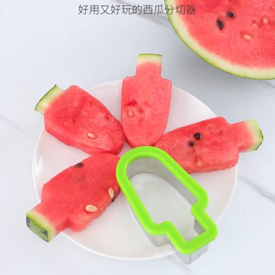 Dụng cụ cắt miếng hoa quả tạo hình, làm từ inox 304.