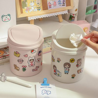 Thùng rác để bàn mini , nhỏ gọn , dễ thương.