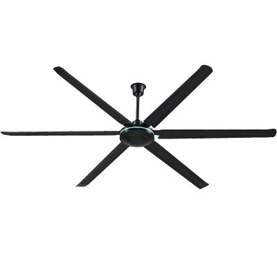 Oaks quạt trần lớn gió lớn 80 inch điều khiển từ xa công nghiệp lớn 2 mét nhà máy công suất cao quạt điện màu đen