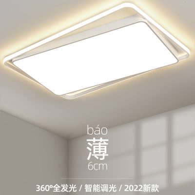 Hiện đại tối giản bầu không khí phòng khách đèn hội trường hình chữ nhật đèn chính dẫn đầu đèn trần 2022 đèn trẻ trung sang trọng Daquan