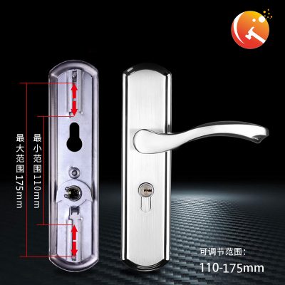 Khóa cửa kiểu cũ 50 lỗ có thể thay đổi khoảng cách lỗ tự do điều chỉnh khoảng cách cửa gỗ trong nhà có thể điều chỉnh bằng chìa khóa phòng ngủ cửa nhà khóa cửa gỗ loại phổ thông