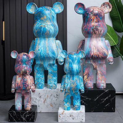 Net Red Bạo lực Gấu lớn Trang trí Sàn trang trí Trang trí nội thất Trang trí sáng tạo Phòng khách Tủ TV Con heo đất Quà tặng