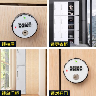 Kết hợp khóa tủ đối diện khóa cửa tủ với chìa khóa kết hợp bốn chữ số ổ khóa tủ khóa tủ đầu giường khóa bàn nhỏ
