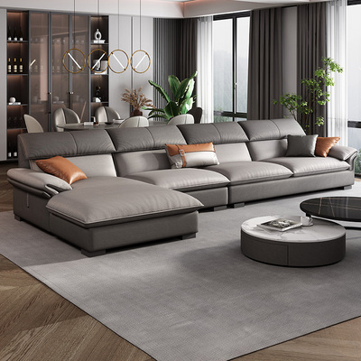 Công nghệ Lanbo Ghế sofa vải hiện đại tối giản nội thất phòng khách căn hộ nhỏ góc Bắc Âu Ghế sofa vải không có ghế sofa
