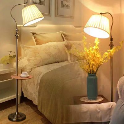 Đèn sàn tối giản cổ điển Mỹ phòng khách phòng ngủ đầu giường câu cá Bắc Âu câu cá nhà dọc bàn cà phê đèn sàn