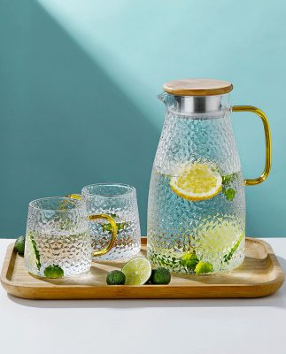 Ấm siêu tốc thủy tinh nhiệt độ cao gia dụng dung tích lớn ấm chén ấm trà dây buộc chịu nhiệt chống rơi vỡ bình đun nước sôi