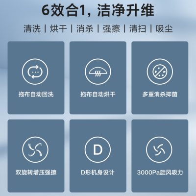 Xiaomi Mijia Robot quét nhà dùng một lần Pro Smart Home Lau nhà tự động Máy hút bụi Quét chổi lau nhà