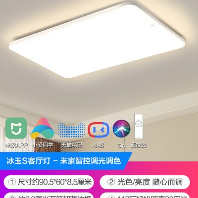 Op Lighting Đèn LED âm trần phòng khách đèn siêu mỏng màu trắng hiện đại tối giản đèn phòng ngủ Mijia Zhikong TC