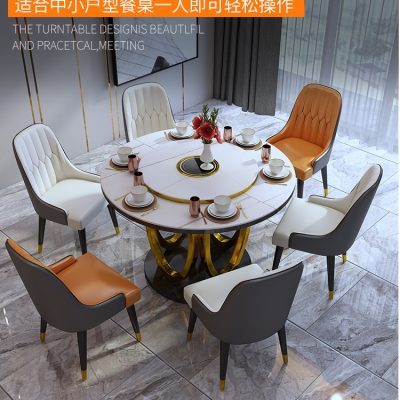 Bàn ăn đá phiến sang trọng nhập khẩu.
