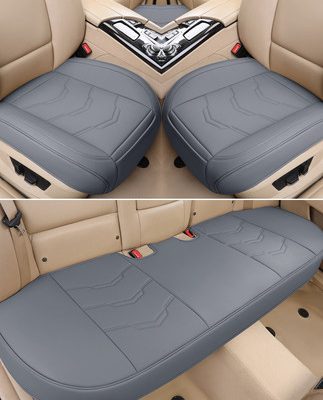 Đệm ghế ô tô bộ ba mảnh đệm ghế nửa gói đệm chống trượt phía sau đệm rắm bốn mùa phổ thông không tựa lưng Đệm ghế một mảnh