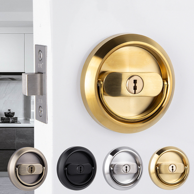 Khóa cửa không tay nắm Khóa cửa bí mật hai mặt Khóa cửa phòng ngủ Khóa cửa trong nhà Khóa cửa gỗ khóa cửa trượt có chìa khóa Khóa cửa không tay cầm