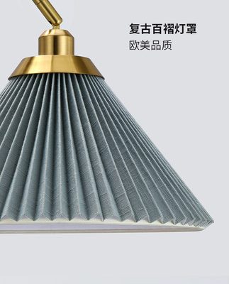 Đèn sàn đánh cá retro kiểu Mỹ xếp ly Thiết kế kiểu Bắc Âu ánh sáng phòng khách sang trọng ghế sofa phòng ngủ đầu giường đèn bàn thẳng đứng