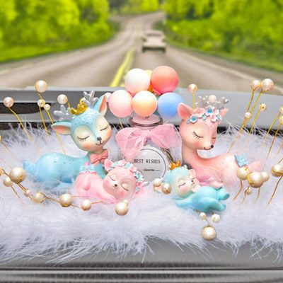 Tất cả các cách an toàn hươu nai trang trí nội thất đồ trang trí nước hoa xe hơi cung cấp dầu thơm nữ thần Daquan 2021 mới