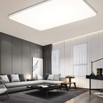 Đèn trần LED Philips không khí tối giản hiện đại không khí tối giản siêu mỏng đèn phòng khách hình chữ nhật gói đèn phòng ngủ Yixuan