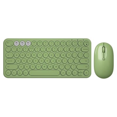 BOW Hangshi ipad bluetooth bàn phím có thể được kết nối với điện thoại di động máy tính bảng máy tính bảng apple cho văn phòng bên ngoài cô gái đánh máy đặc biệt dễ thương màu hồng không dây nhỏ bộ chuột sạc di động