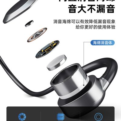 Tai nghe bluetooth dẫn truyền xương cảnh tích hợp bộ nhớ trong thể thao không dây chạy không thấm nước trong tai thời lượng pin cực dài phù hợp với điện thoại di động Huawei 2021 cảm biến xương mới chính thức xác thực