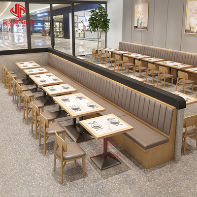 Nhà hàng phương tây tùy chỉnh cửa hàng thịt nướng dựa vào tường chỗ ngồi thẻ quán ăn nhanh quán trà sữa cửa hàng mì Nhà hàng Trung Quốc kết hợp bàn ghế nhà hàng