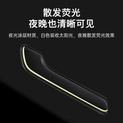 YZ phù hợp với nhãn dán tay nắm cửa Tesla ModelY / 3 với đèn ngủ chống trầy xước trang trí phụ kiện trang trí tạo tác