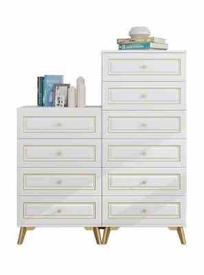 Tủ có ngăn kéo tủ đựng đồ phòng ngủ tiết kiệm dựa vào tường phòng đa chức năng giường ngủ phía trước tủ ngăn kéo ba ngăn gỗ