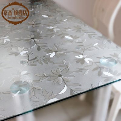 khăn trải bàn pvc không thấm nước và chống thấm dầu kính mềm tấm trải bàn cà phê dùng một lần khăn trải bàn khăn trải bàn tấm pha lê