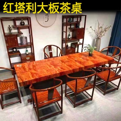 Bàn trà bằng gỗ tảng Trung Quốc nhập khẩu.