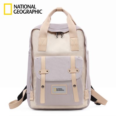 National Geographic ba lô học sinh đi học túi thời trang du lịch nam và nữ cặp đôi chống giật gân ba lô trong lớp lót chống nấm mốc