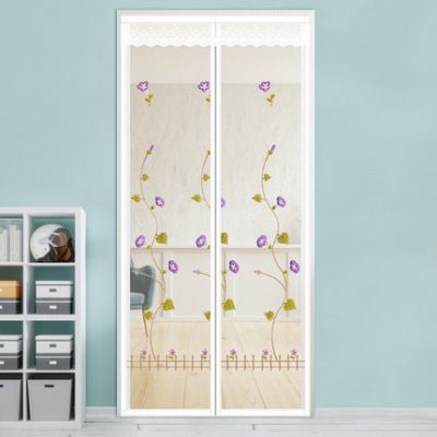 Màn cửa chống muỗi từ tính tự sơn lót màn ngăn gia đình miễn phí đục lỗ ma thuật miếng dán nam châm màn hình cửa sổ có thể tháo rời chống bay cửa màn