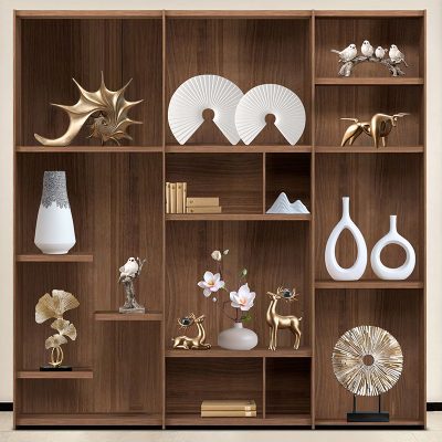 Đồ trang trí sáng tạo kiểu Trung Quốc mới phụ kiện nhà ánh sáng sang trọng cao cấp phòng khách tủ rượu tủ sách trang trí văn phòng