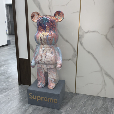 Net phòng khách màu đỏ phim hoạt hình sáng tạo bạo lực con heo đất trang trí nhà hiện đại Tủ TV trang trí sàn lớn