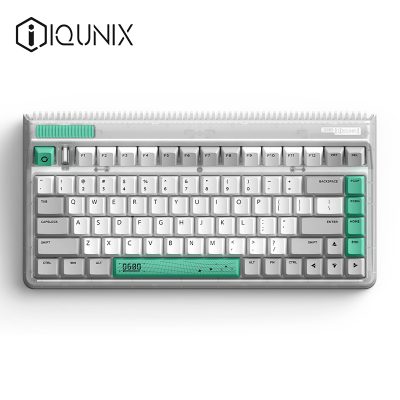 IQUNIX OG80 Wormhole Bàn phím cơ không dây ba chế độ Bluetooth 2.4G Game Office Hot Swap TTC Axis