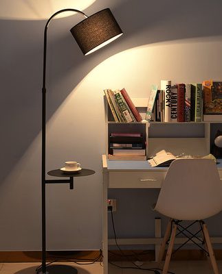 Với bàn cà phê đèn sàn phòng khách phòng ngủ cạnh giường sofa lưu trữ sạc không dây ánh sáng sang trọng Đèn bàn kiểu Bắc Âu trong đèn sàn