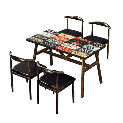 Nhà hàng phở ăn nhanh tiết kiệm đồ ăn nhanh nhà hàng đồ nướng bàn ghế kết hợp bàn lẩu thương mại bếp từ bàn ăn tất cả trong một