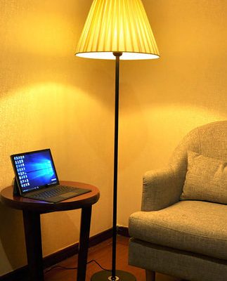 Đèn sàn phòng khách phòng ngủ đèn đầu giường trang trí sáng tạo hiện đại ấm áp LED điều khiển từ xa cho ghế sofa ăn đèn sàn