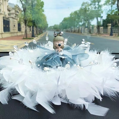 Đồ trang trí ô tô trang trí nội thất ô tô cao cấp ánh sáng sang trọng lưới màu đỏ bảng điều khiển trung tâm cung cấp xe hơi lớn nữ thần sáng tạo