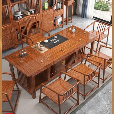 Bàn trà bẵng gỗ Trung Quốc nhập khẩu.